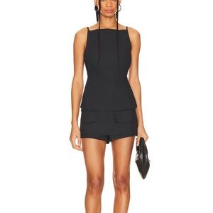 LIONESS Black Sleeveless Top